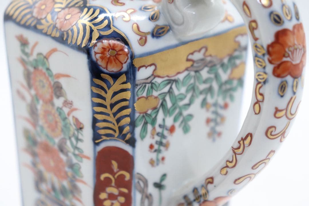 江戸　伊万里錦絵　水注　大明成化年製　送料込み250901