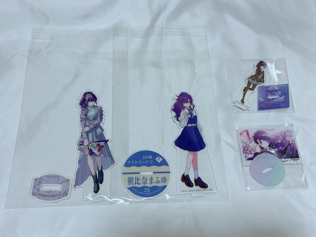 プロセカ 朝比奈まふゆ 缶バッジ ぱしゃこれ ウエハース ヴァイス ヴァイス