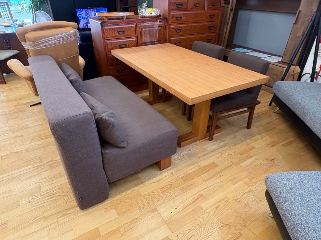 M080 ダイニング4点セット ダイニングテーブル 幅1500mm