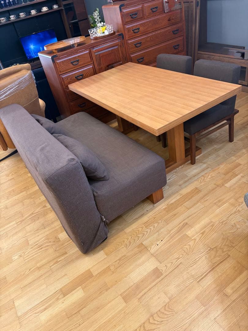 M080 ダイニング4点セット ダイニングテーブル 幅1500mm