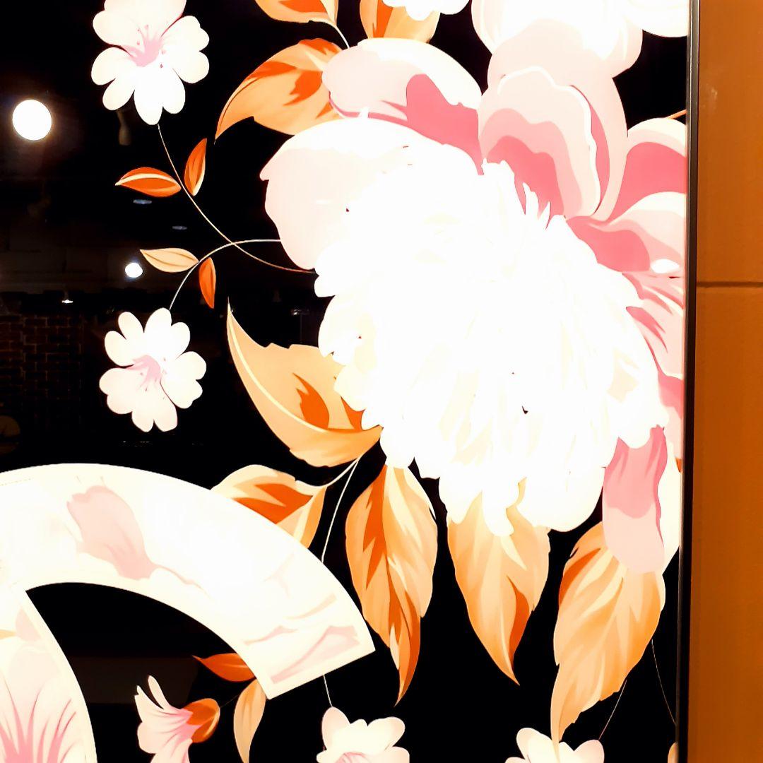 輸入雑貨　強化ガラス　硝子アート　『CHANEL』　特大ガラスアート　200cm