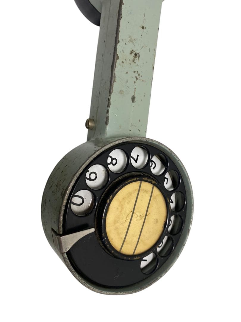 試験用送受器　電話器　レトロ　昭和アンティーク受話器