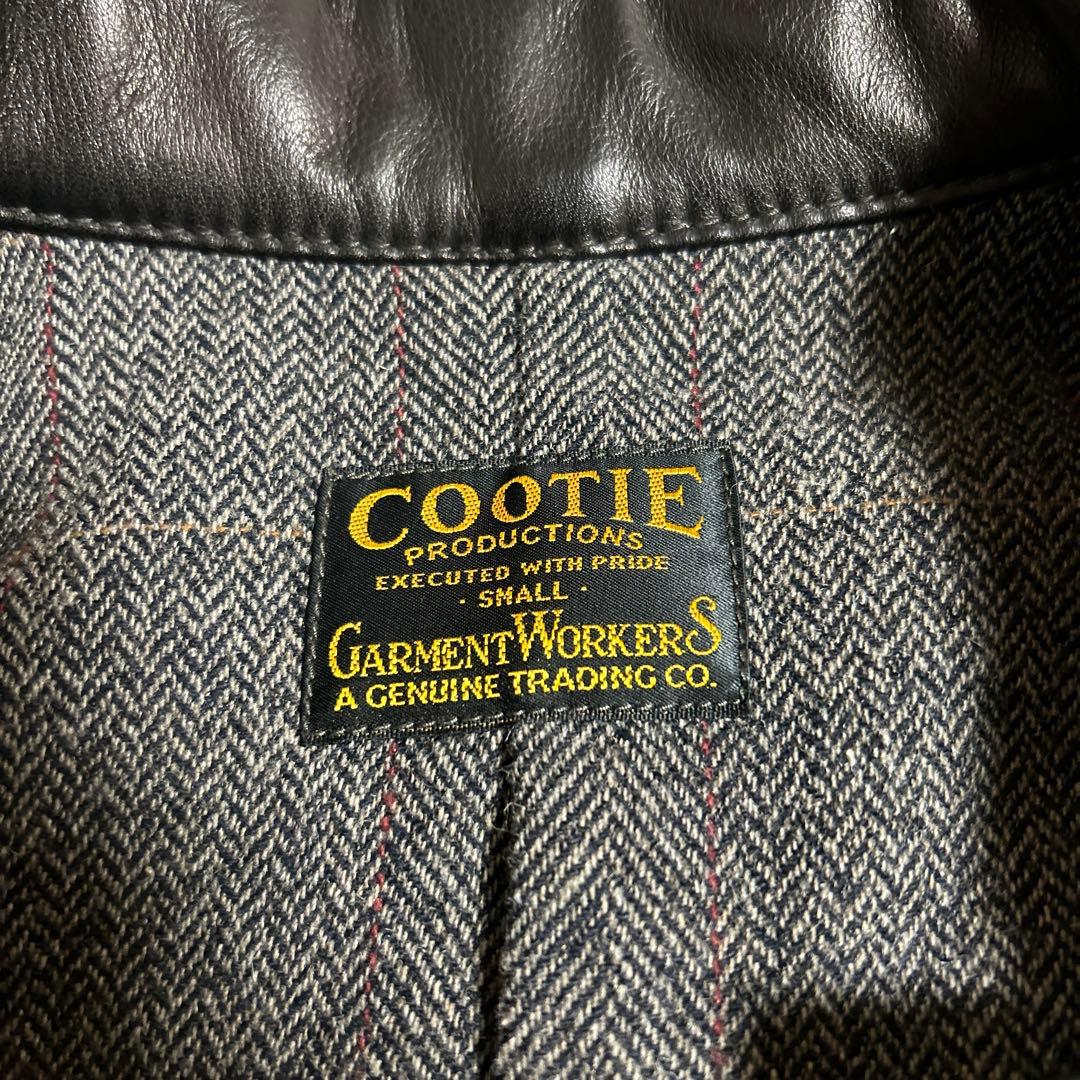 COOTIE レザーライダースジャケット S 黒 - メルカリ