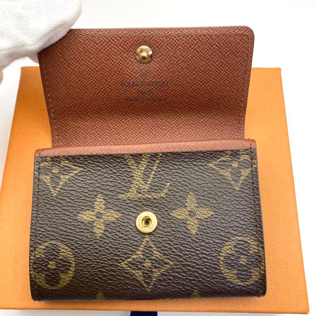 【極美品】ルイヴィトン ケース モノグラム ポルトモネプラ M61930