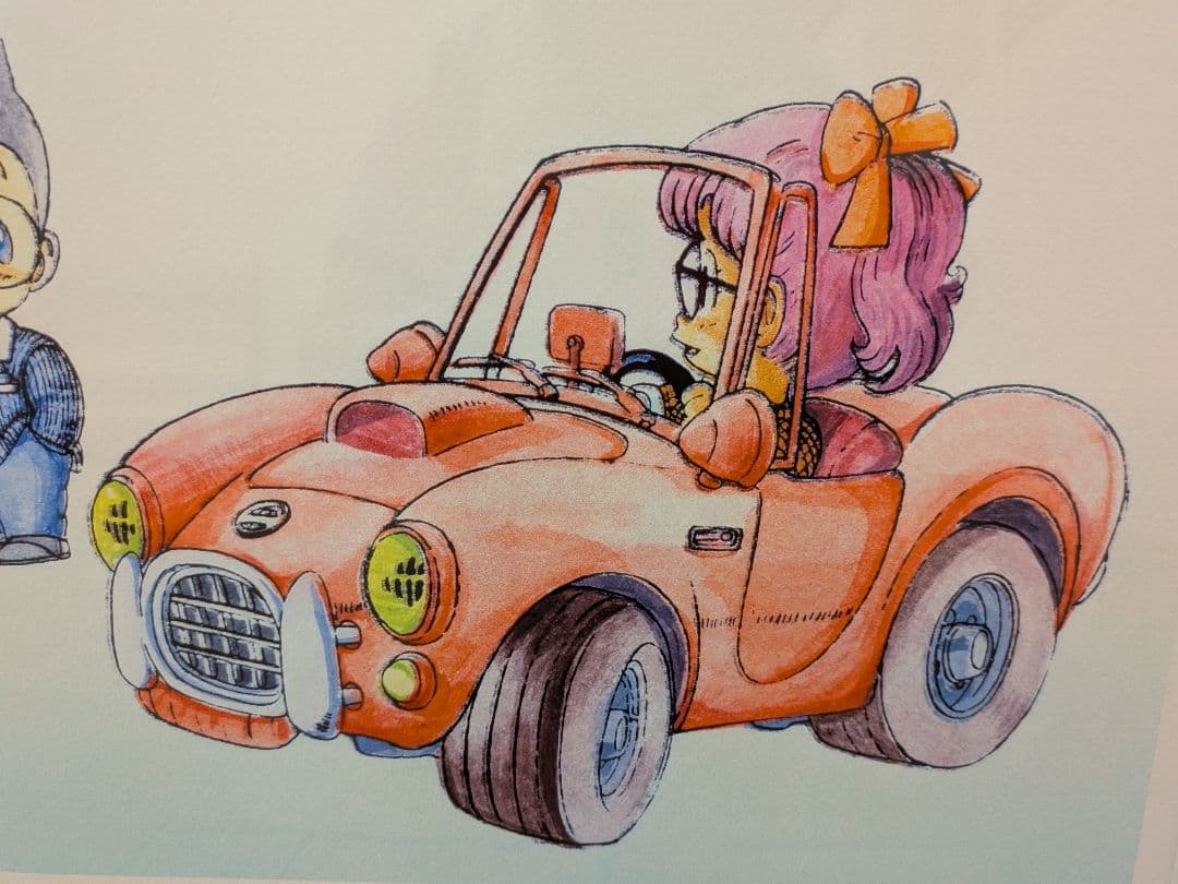 鳥山明　アラレちゃん　伊勢丹限定　アラレとオボッチャマン　ジクレー版画　複製原画