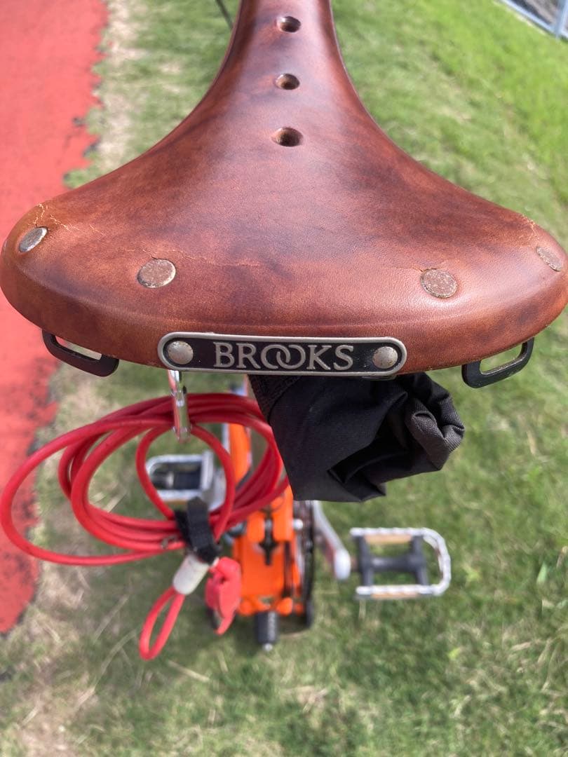 ブロンプトン 2014年モデル 折り畳み自転車 ミニベロM6R オレンジ