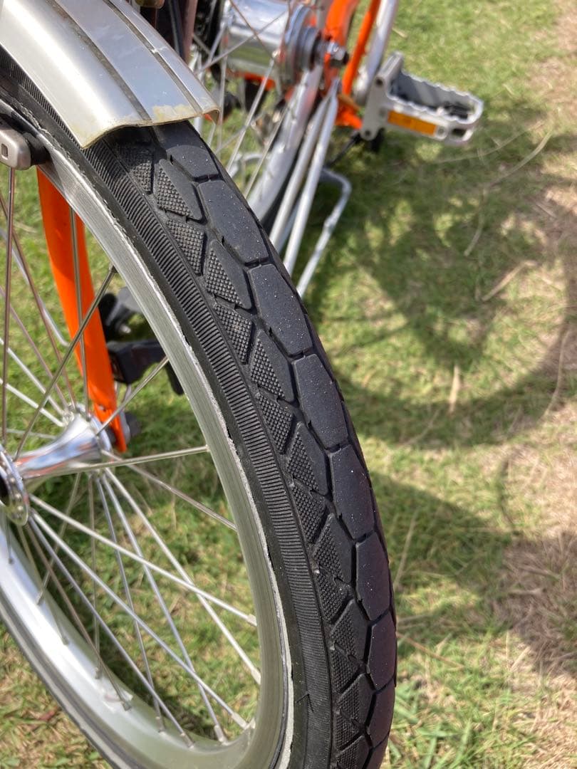 ブロンプトン 2014年モデル 折り畳み自転車 ミニベロM6R オレンジ