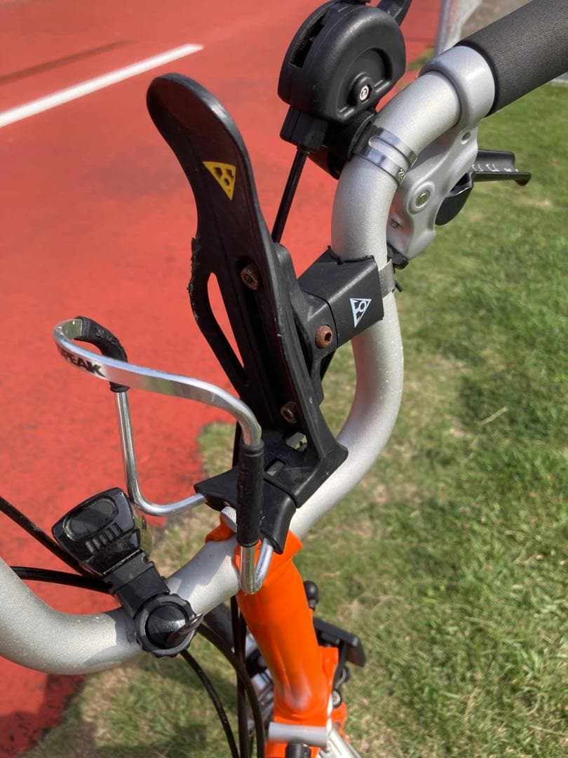 ブロンプトン 2014年モデル 折り畳み自転車 ミニベロM6R オレンジ