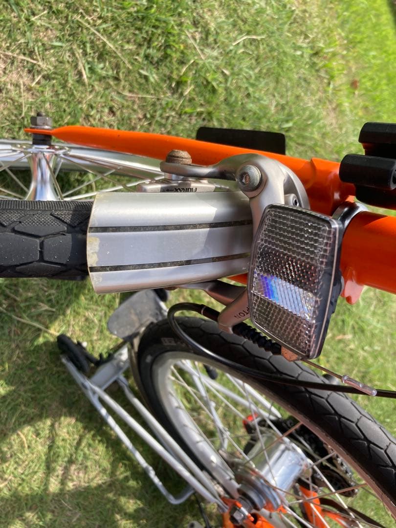 ブロンプトン 2014年モデル 折り畳み自転車 ミニベロM6R オレンジ