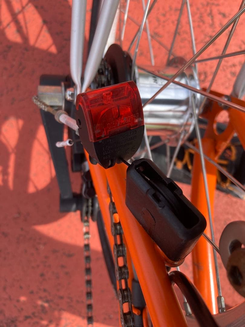 ブロンプトン 2014年モデル 折り畳み自転車 ミニベロM6R オレンジ