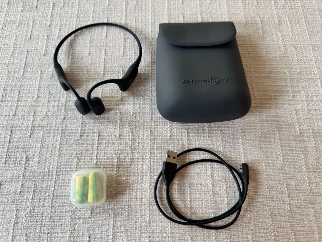 AfterShokz AEROPEX ブラック ブルートゥースイヤホン 耳かけ型