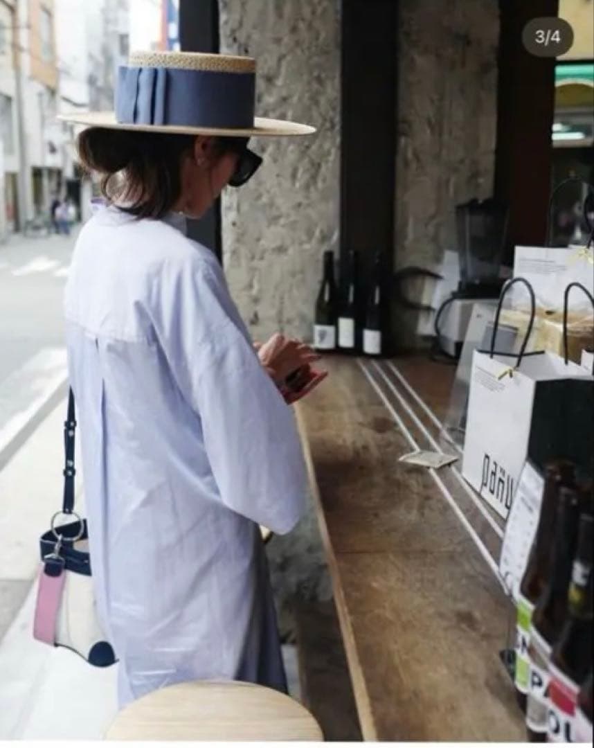 美品！Ayakoバッグ　gypsohila ジプソフィア 巾着型　ストラップつき