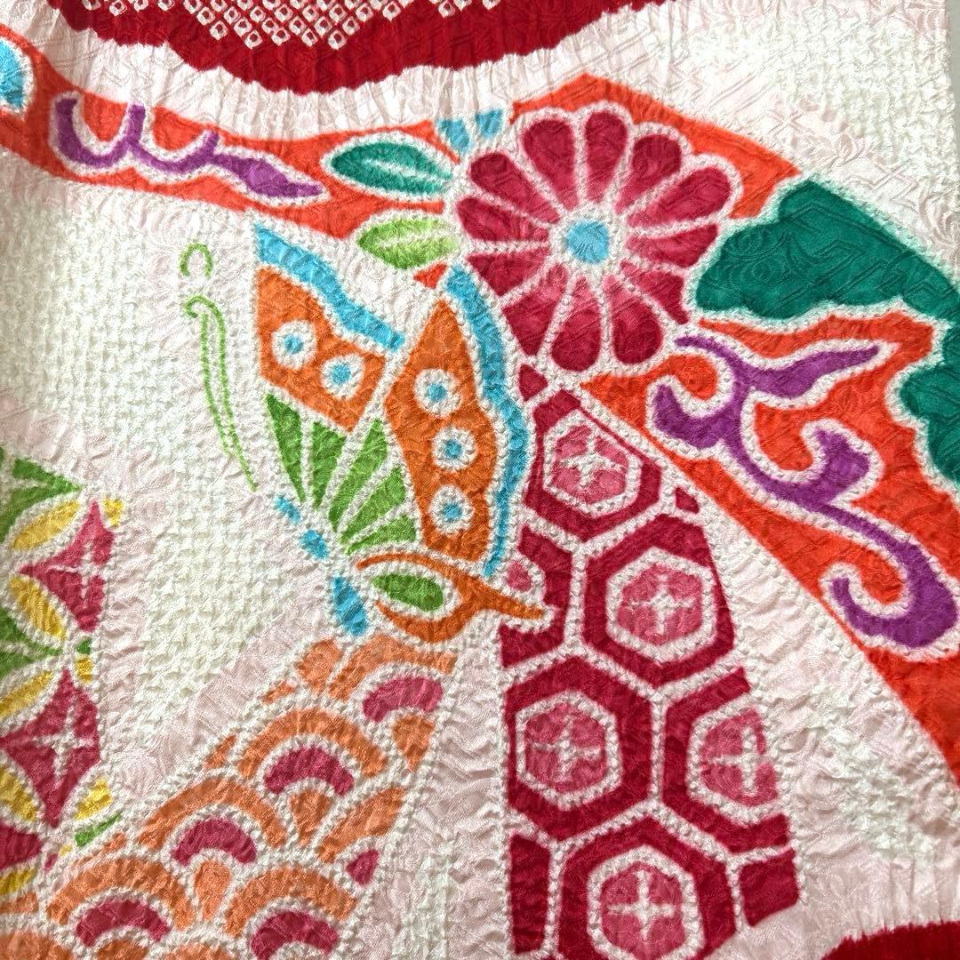 tsuki　No.94 七五三　3歳　　正絹被布セット　　本総絞り