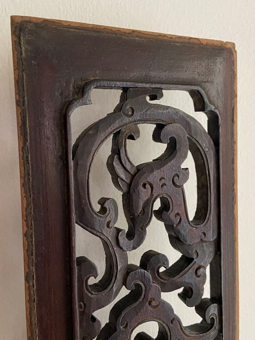 中国木製手彫り 古物デザインパネル 2026年最新】木製彫刻パネルの人気