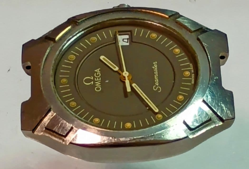 月*花様 オメガ シーマスター ポラリス　メンズ　電池交換済　稼働　ムーブメント