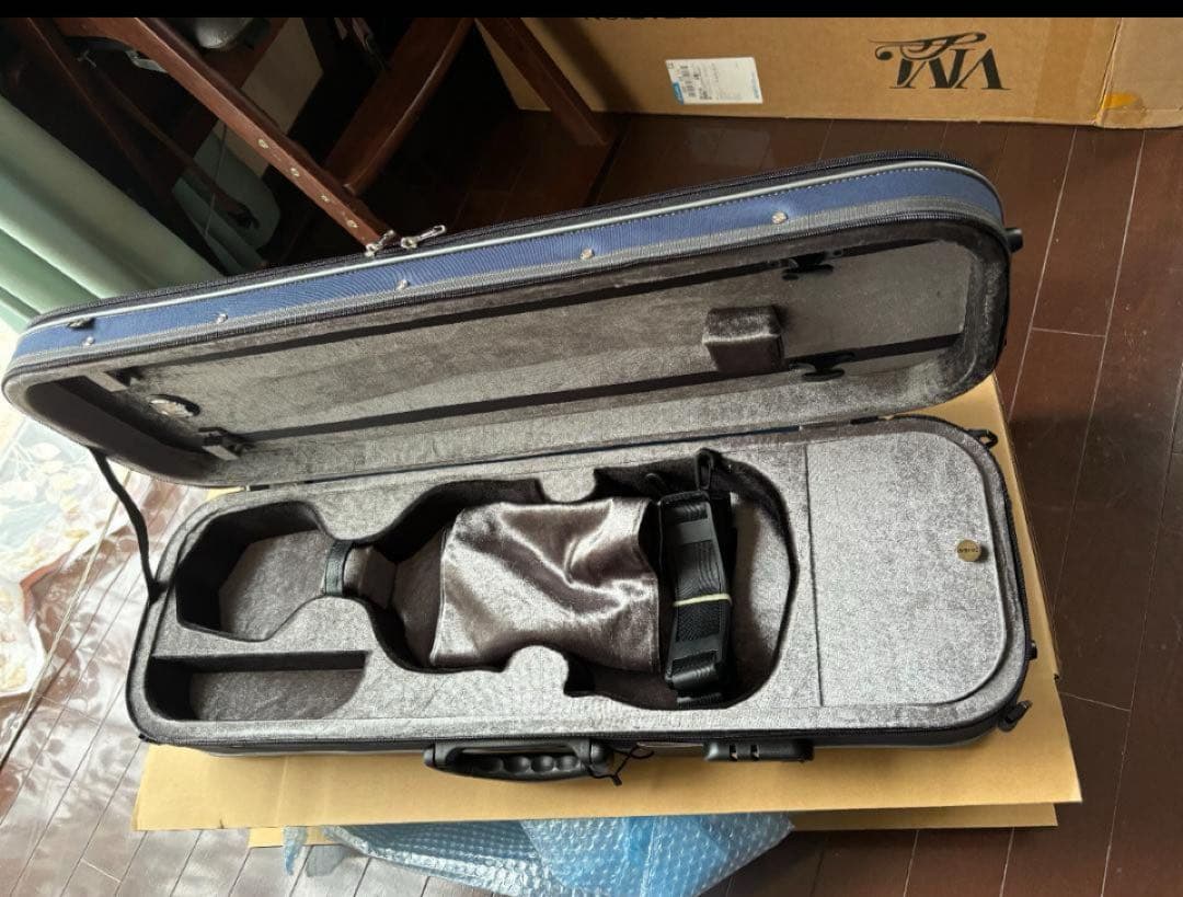 PM900新品軽量 ハイクォリティバイオリンケース　赤、紺選択可