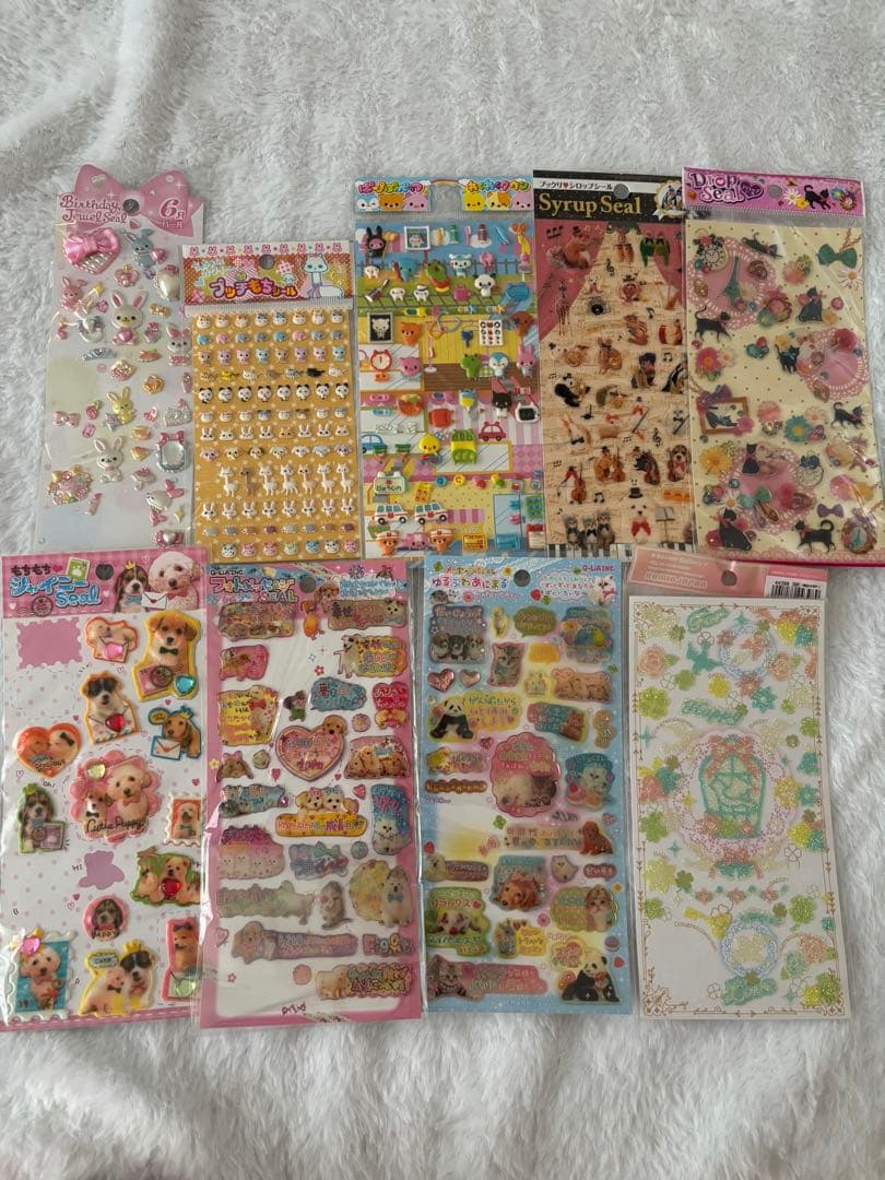 平成シール 平成レトロ 平成女児 シール キャラクター 当時物