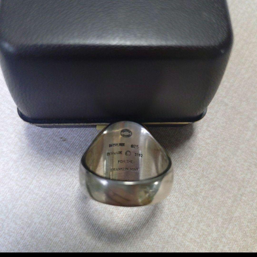 ＜年末最終値下げ＞廃盤フランクリンミント 　ジョージ・ジェンセン　シルバーリング