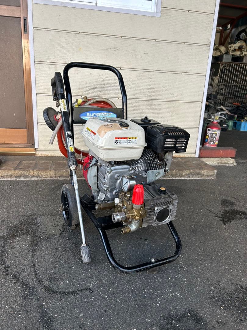 K2 ☆スーパー工業 エンジン式高圧洗浄 SEC-1310-2N-TA セット