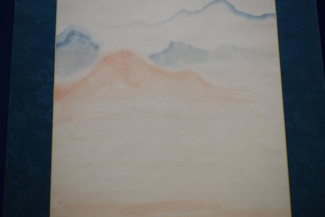 真作/野田九浦/山水帆船図/絹表装/布袋屋掛軸HI-431 - メルカリ