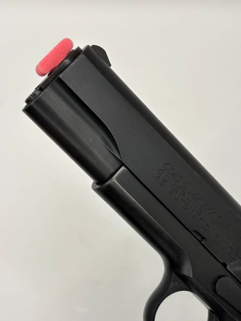 WA コルト MKIVシリーズ70 リアルスチール Ver. 木製スタンド