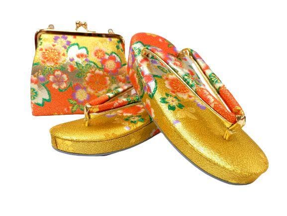 sati0503さん専用　日本製 七五三蝶帯 結び帯 女の子 ７歳 筥迫 セット