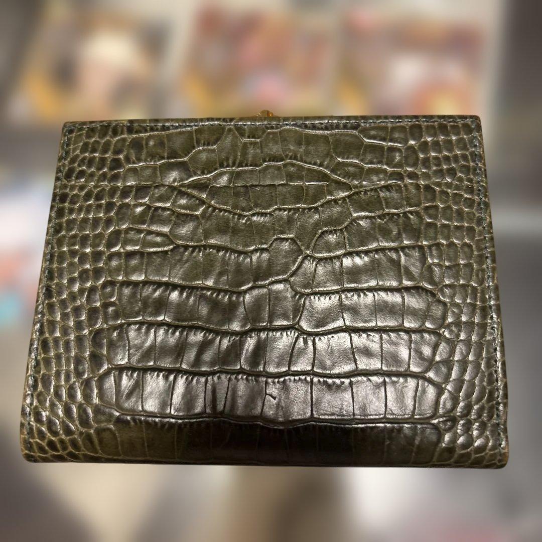 キヨ様専用☆ Yves Saint Laurent 二つ折り財布 ダークグリーン