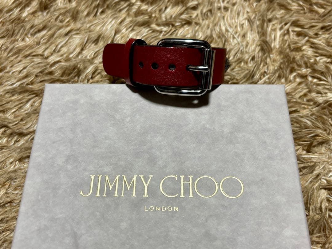 1111　jimmychoo ブレスレット　白　赤　2つセット
