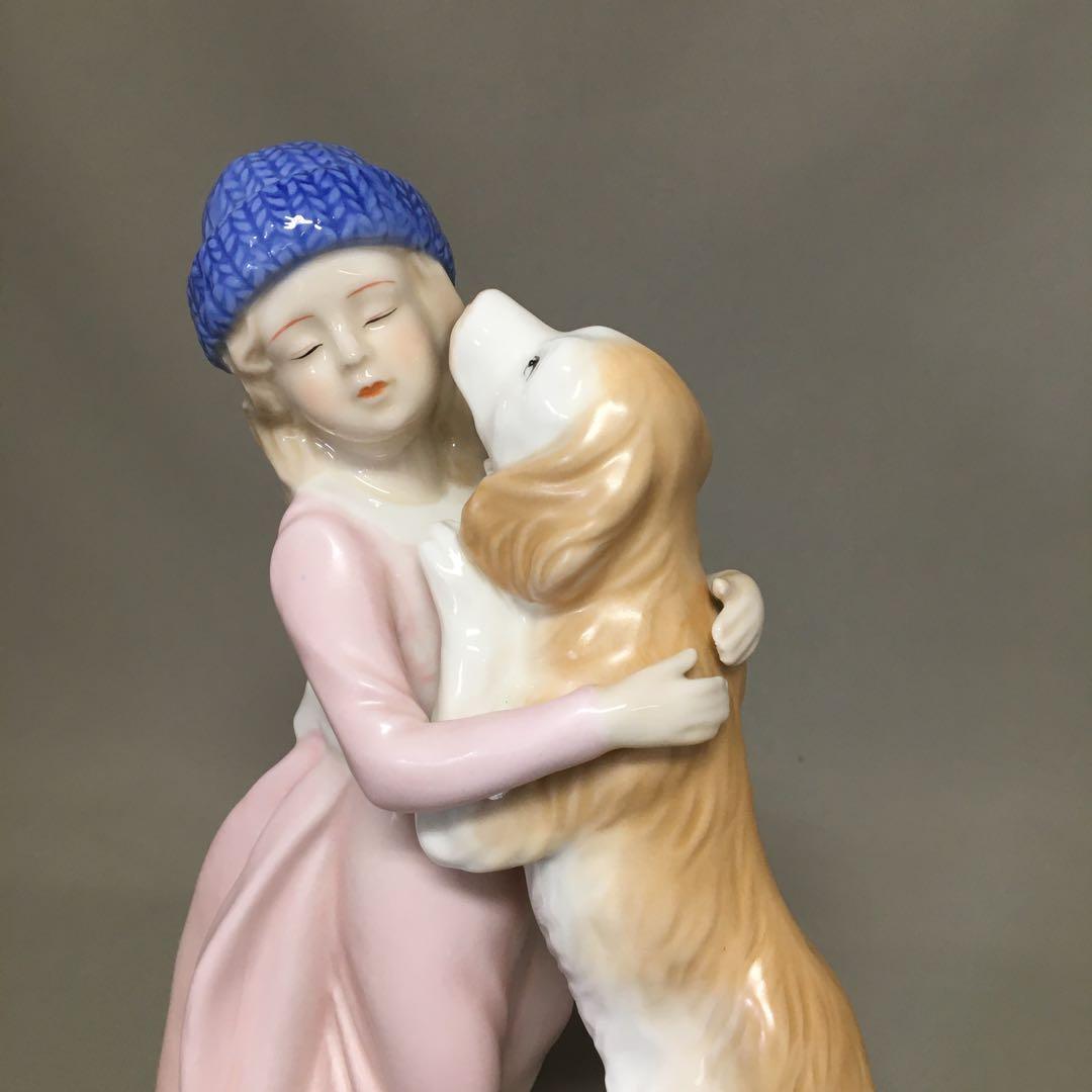 新品・未使用】 陶磁器 人形 マイフレンド 新品・未使用】 陶磁器 人形