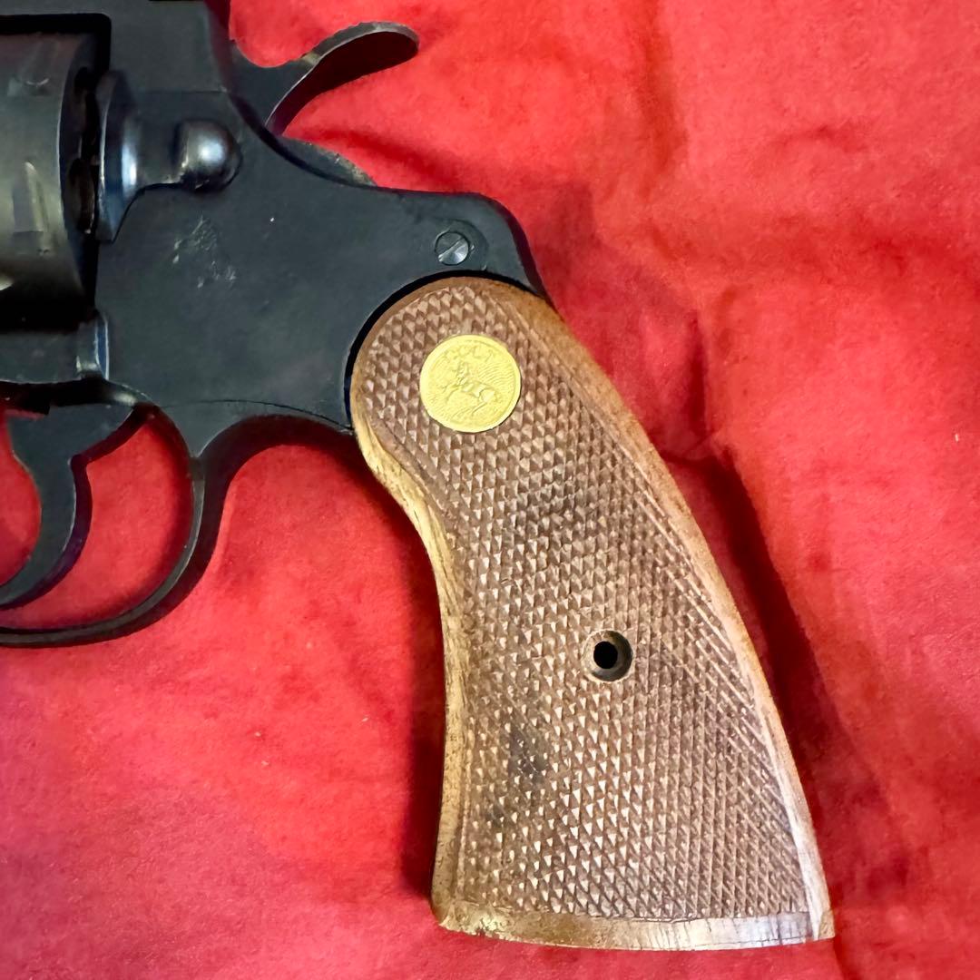 タナカ？実物？ コルトパイソン サービスサイズ 木製グリップ