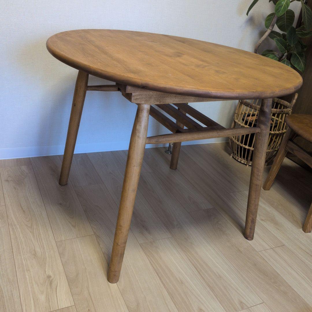 1/26値下げ　関家具　ロジー円形　90cm ダイニングテーブル　椅子は別出品中