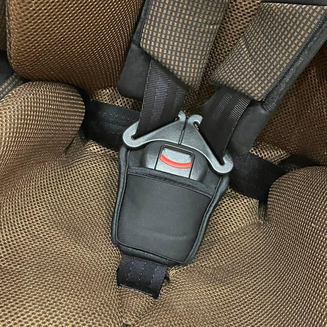 Smart Angel チャイルドシート ブラウン ハーネスジュニアFIX-BR