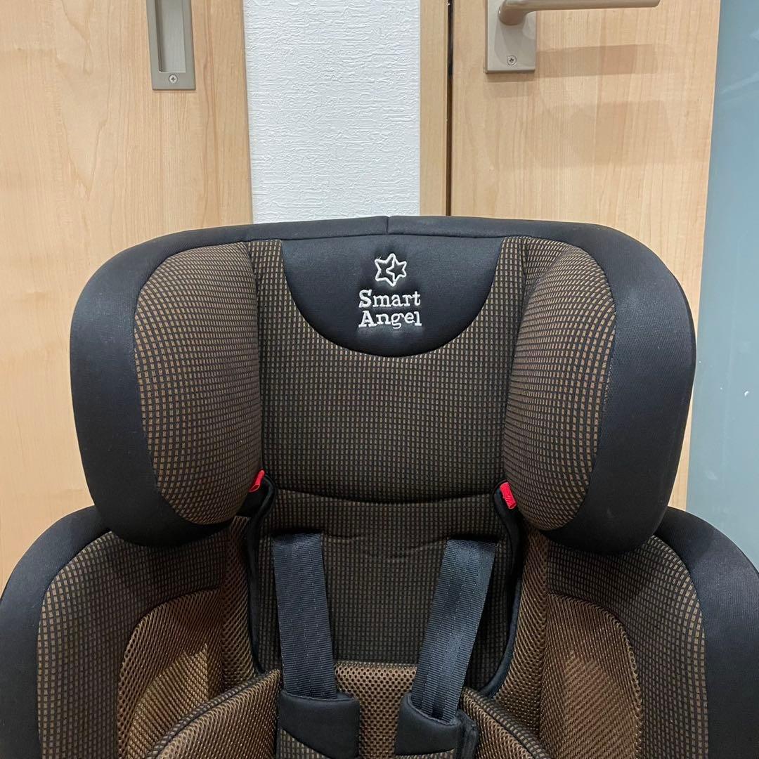 Smart Angel チャイルドシート ブラウン ハーネスジュニアFIX-BR