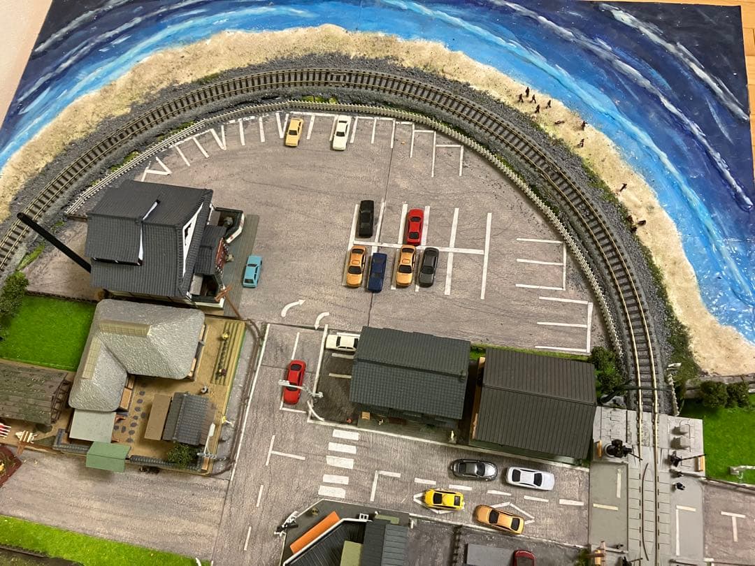 Nゲージ 鉄道模型 昭和の駅と街並み ジオラマ トミックス KATO 鉄道　引取