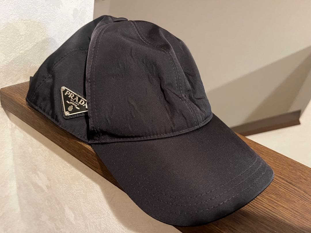 PRADA キャップ Prada キャップ | ブラック | FARFETCH JP