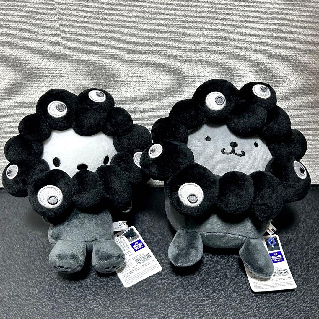 サンリオ ミャクミャクなりきりぬいぐるみ ブラックM 2種セット
