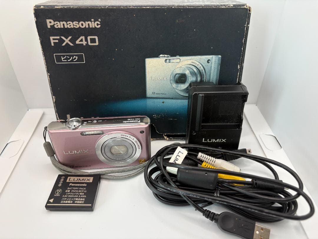 良品】パナソニック Panasonic LUMIX DMC-FX40 ピンク