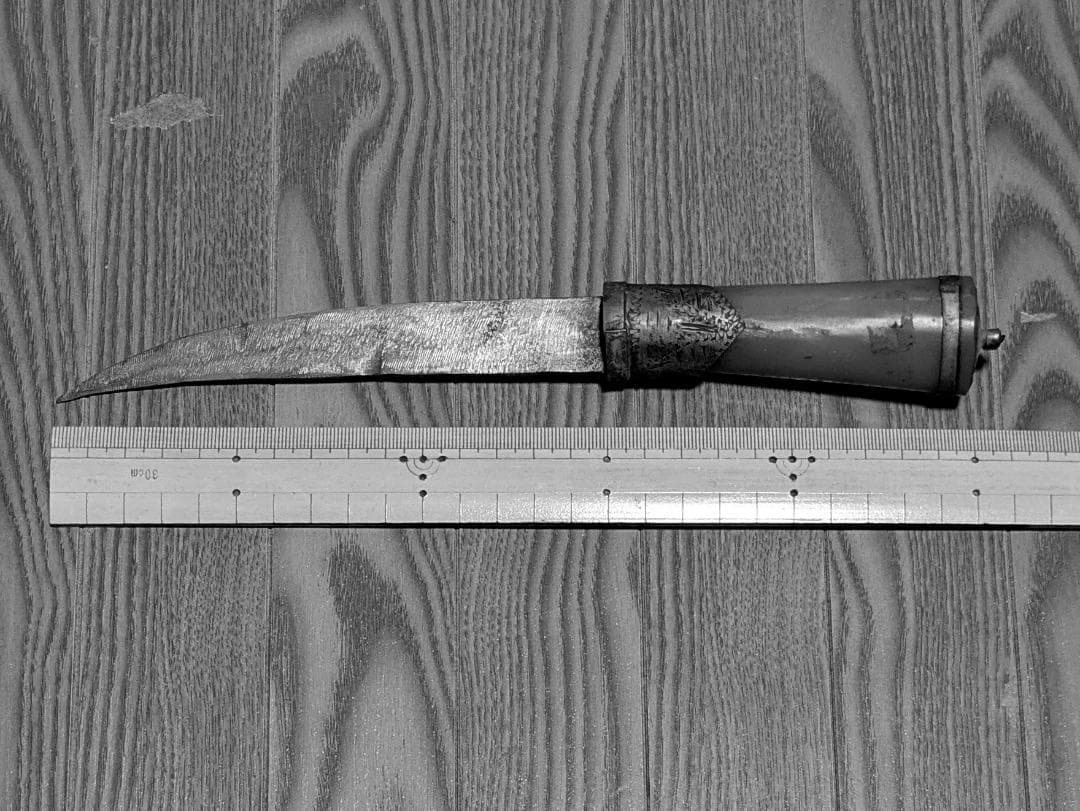 ハンドメイド モロッコナイフ モロッコ製ヴィンテージナイフ 約50年前の骨董品