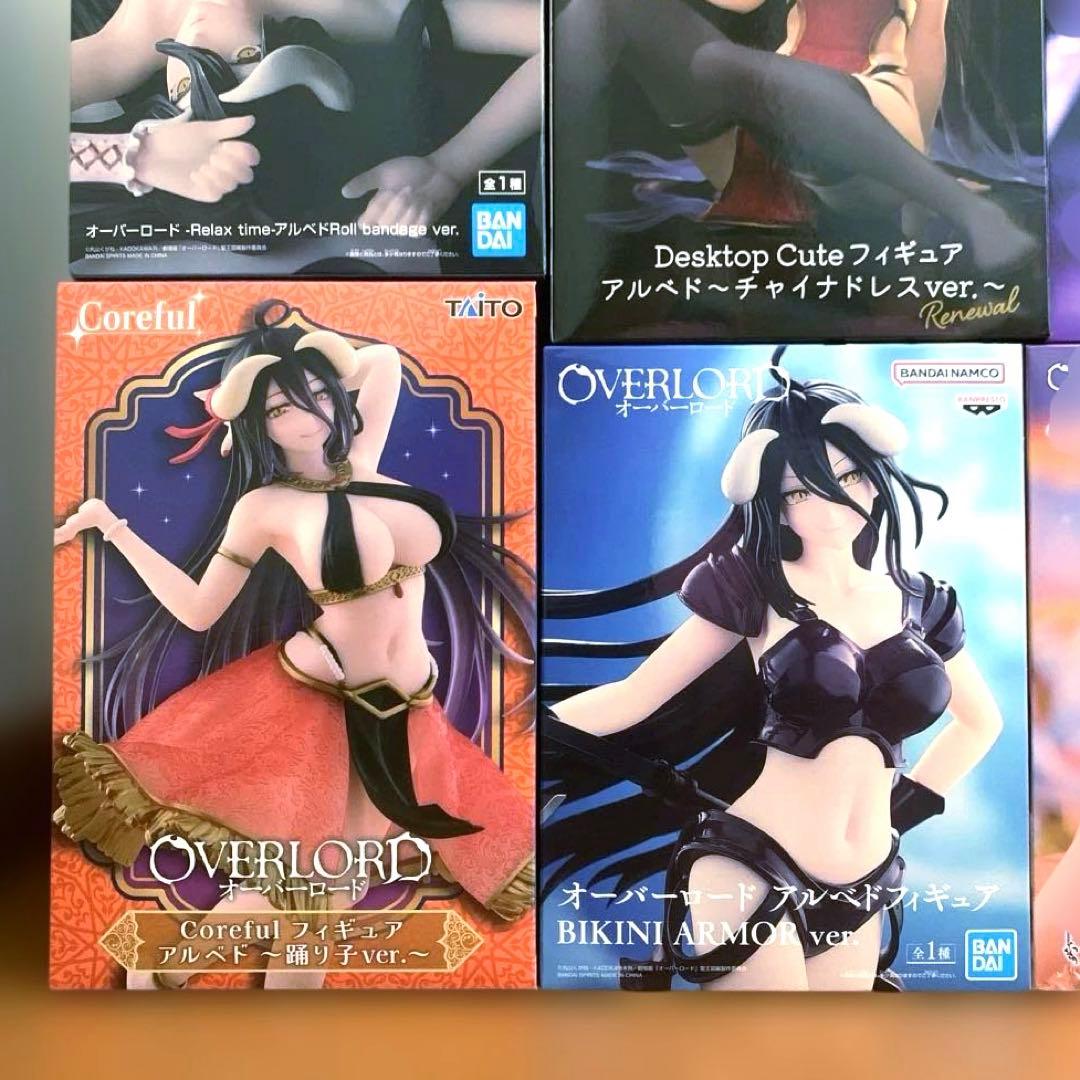 オーバーロード　最新フィギュア　アルベド７種　シャルティア１種　まとめ売り　新品