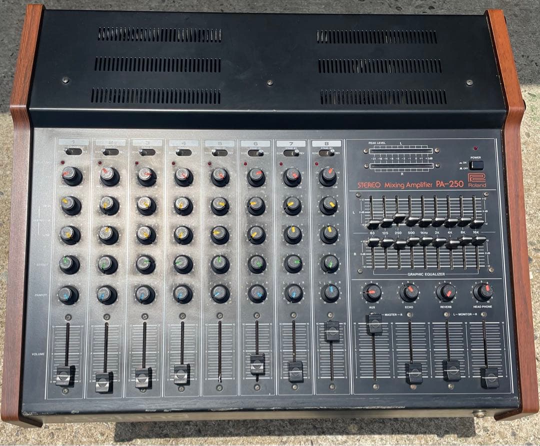 希少】Roland mixing amplitier モデル:PA-250 - メルカリ