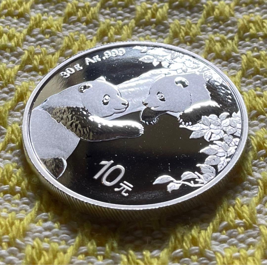 2023年 純銀 パンダ銀貨 30g 中国 10元 シルバーコイン - メルカリ