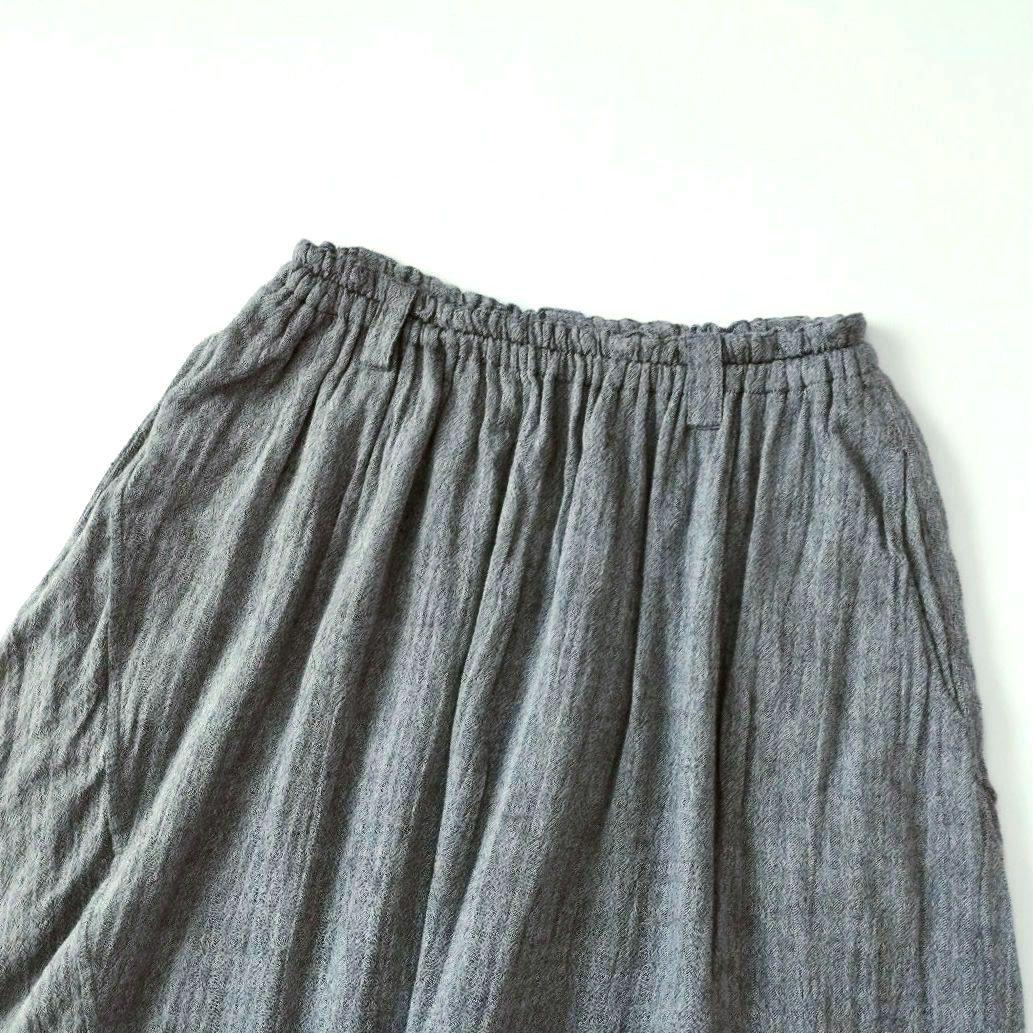 萠 MOYURU✨️サルエルパンツ やわらかコットン