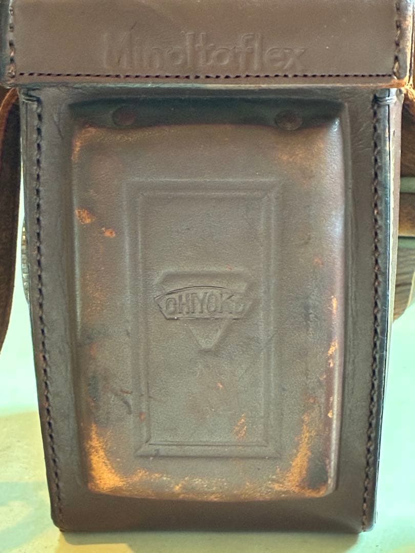 Minoltaflex 二眼レフカメラ レザーケース、レザーレンズケース付属 カメラ