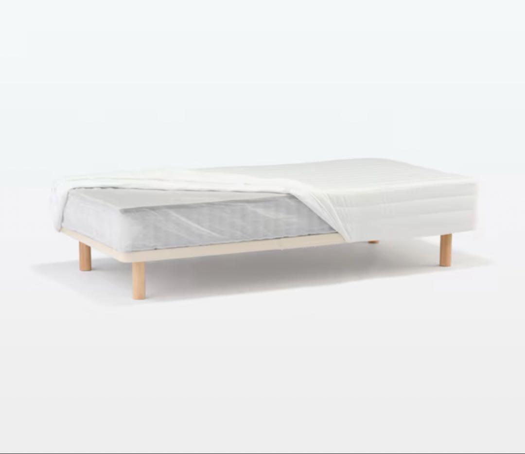 無印良品　26cm脚付きマットレス　シングル　説明書付き　送料負担