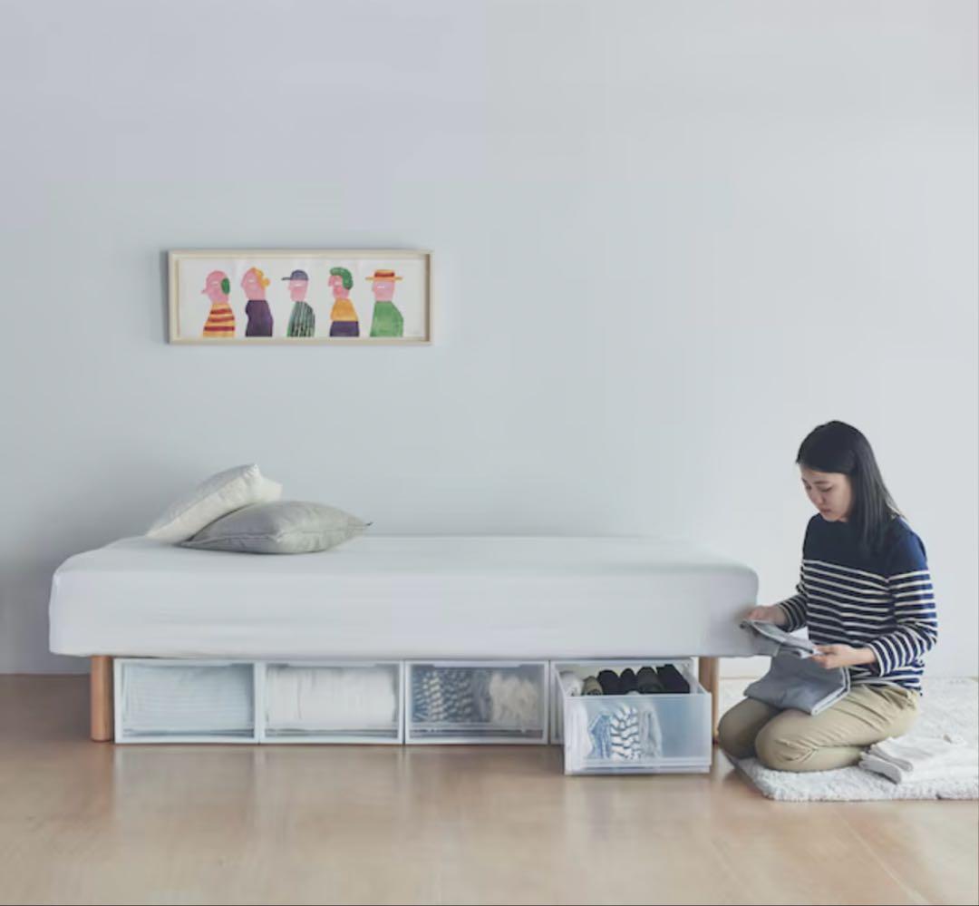 無印良品　26cm脚付きマットレス　シングル　説明書付き　送料負担