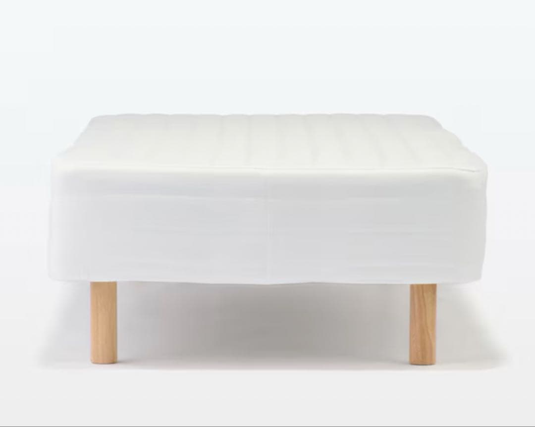 無印良品　26cm脚付きマットレス　シングル　説明書付き　送料負担