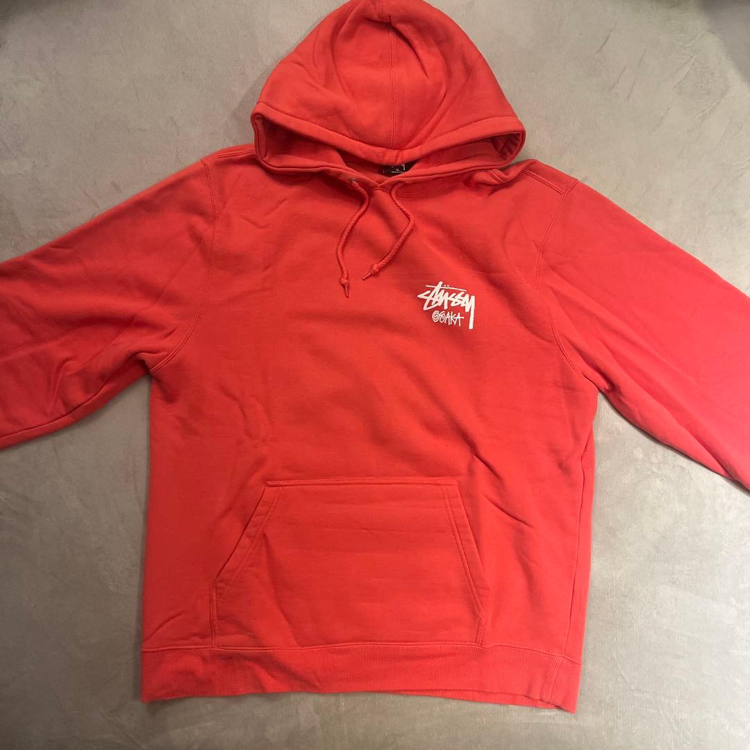 Stussy オレンジ ピンクパーカー 大阪