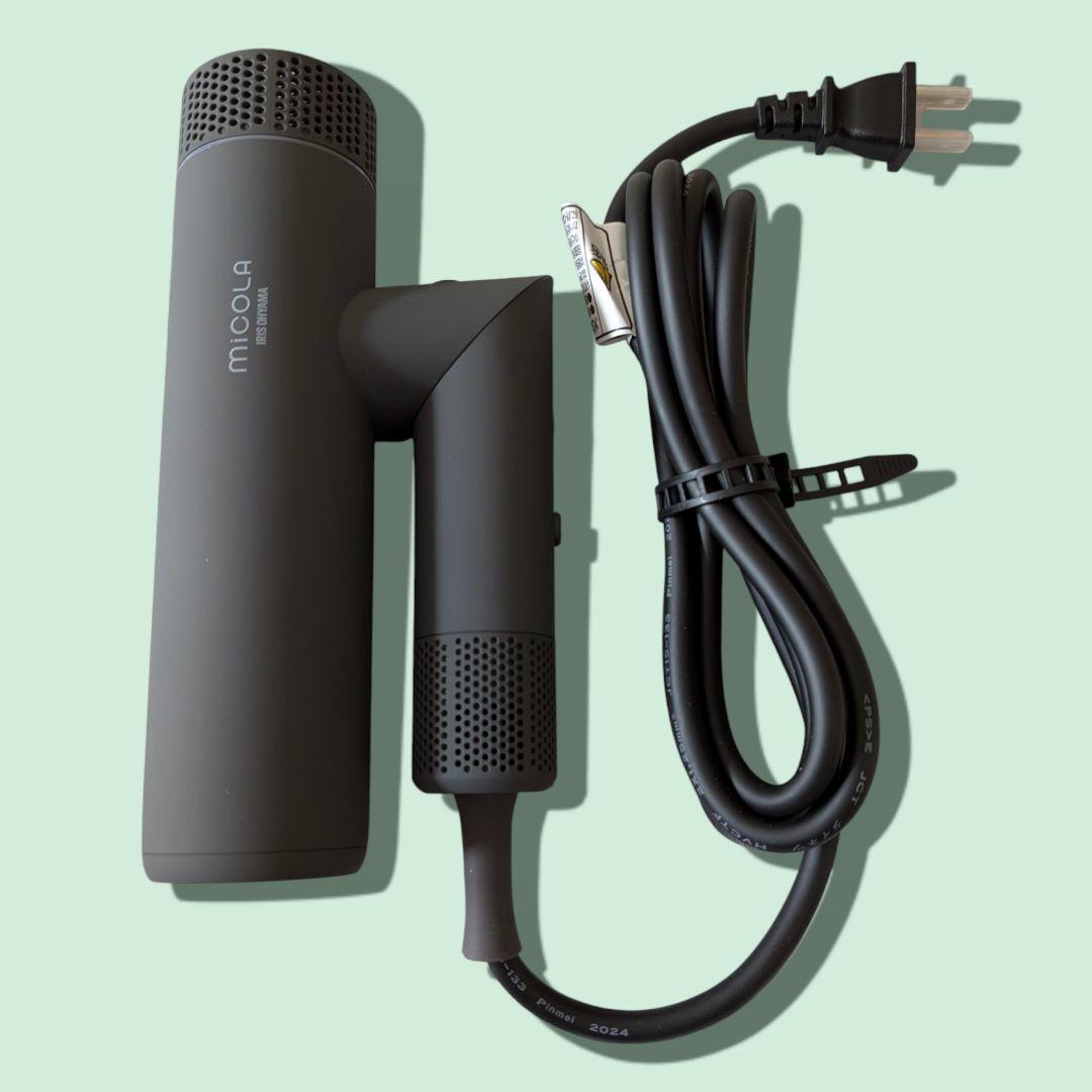 ヘアドライヤー マイナスイオン MiCOLA HDR-M401-H ダークグレー