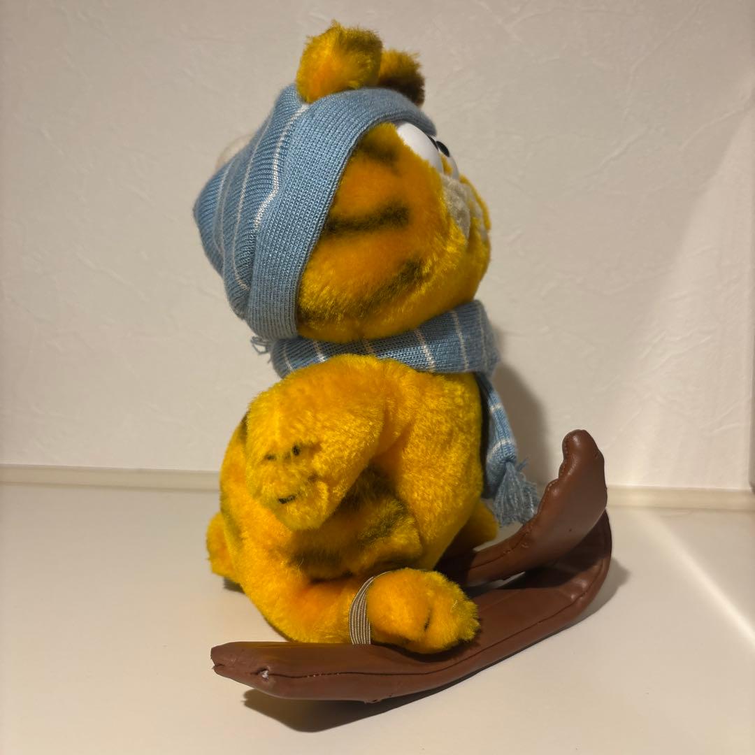 レア USA ヴィンテージ ガーフィールド ぬいぐるみ 1980s スキー