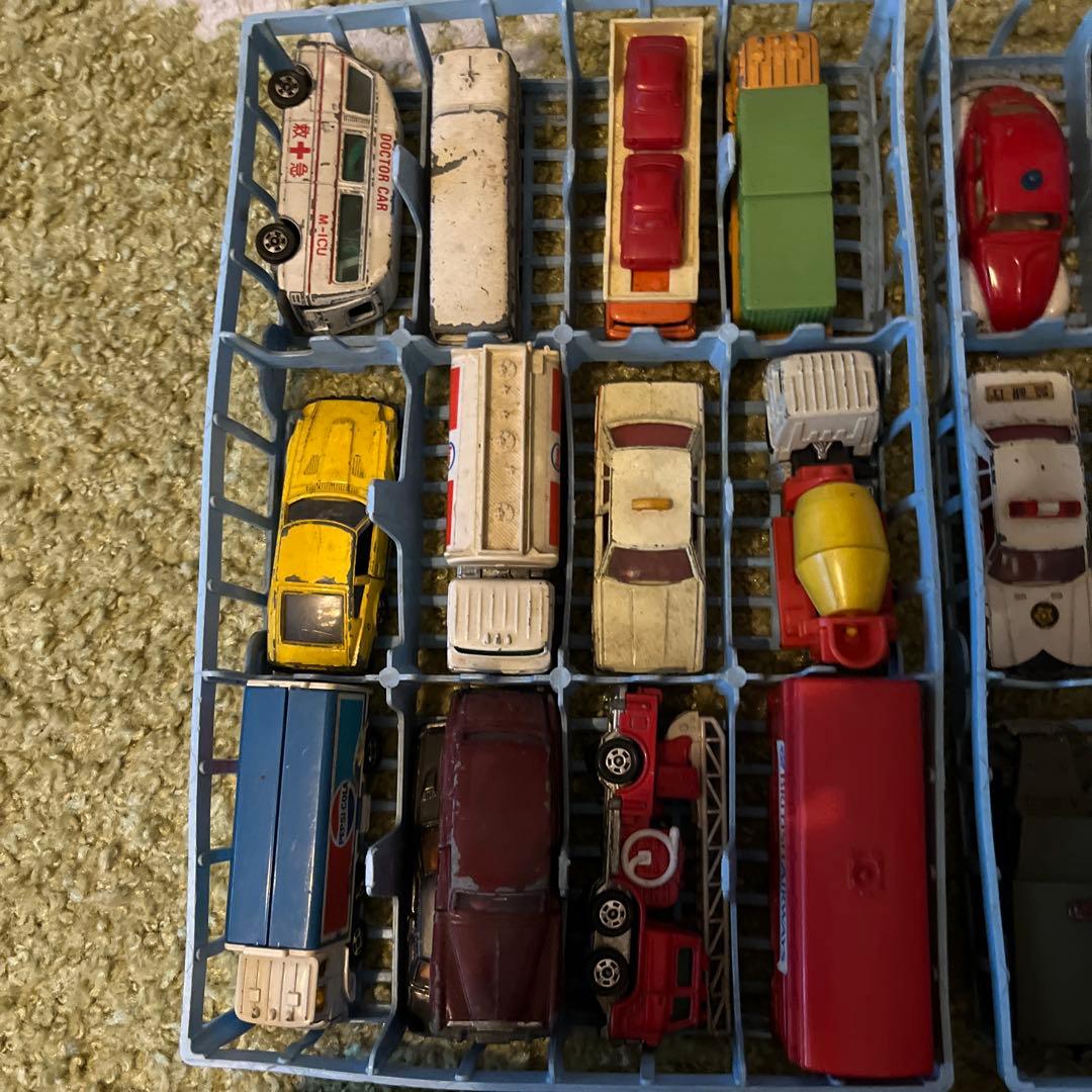 【貴重】ミニカーセット 約30台 ブルー収納ケース付き